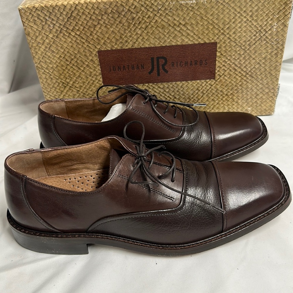 JR Jonathan Richard’s Powell Men’s Shoes Brown Size 9 New In Bix
